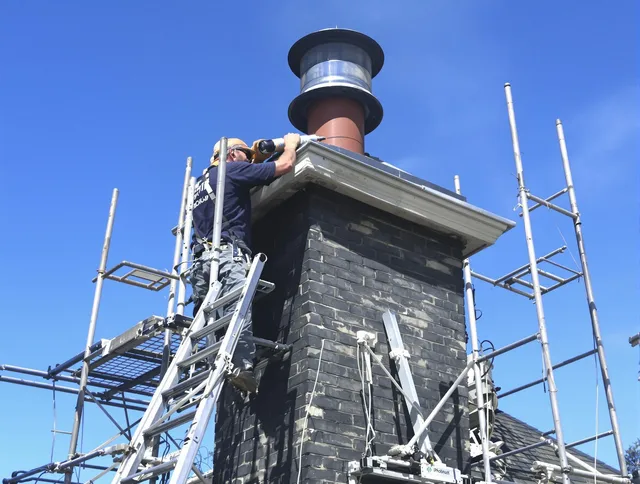 Sturdy chimney crown finished by Jurupa Valley Chimney Sweep in Jurupa Valley, CA