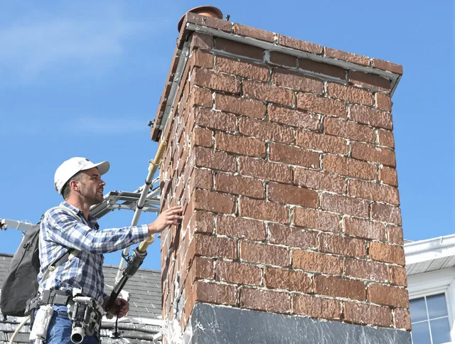 Brickwork for a chimney rebuild by Jurupa Valley Chimney Sweep in Jurupa Valley, CA