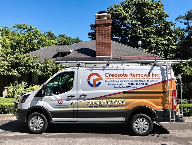 Jurupa Valley Chimney Sweep technician removing creosote safely in Jurupa Valley, CA